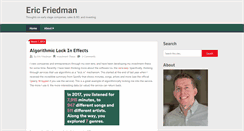 Desktop Screenshot of ericgfriedman.com